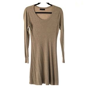 Light Brown Sweater Dress
